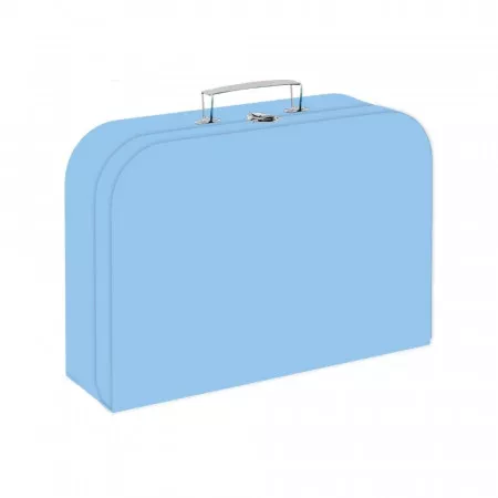 Karton P+P Kufřík lamino 34 cm PASTELINI modrá