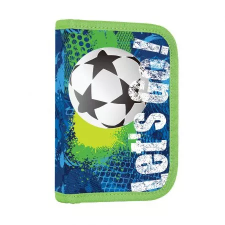 Karton P+P Penál 1 p. 2 chlopně, prázdný OXY GO fotbal 9-52623