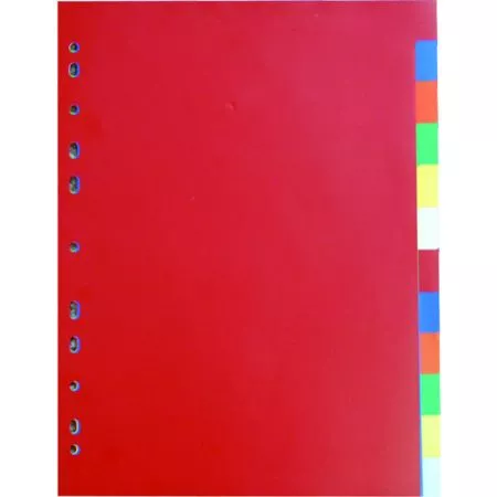 Karton P+P, Rozdružovač A4, 2 x 6 barev, PP 120 micronů
