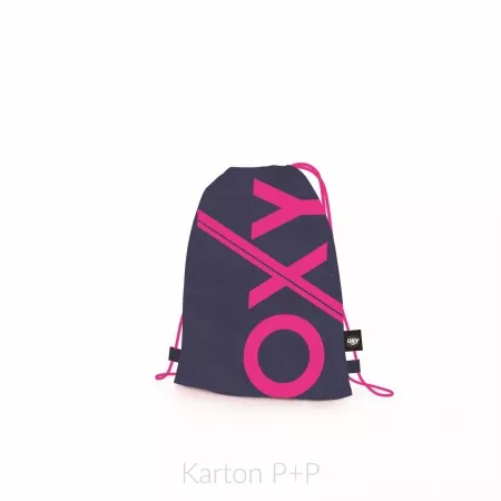 Sáček na cvičky OXY, KARTON P+P, BLUE LINE Pink