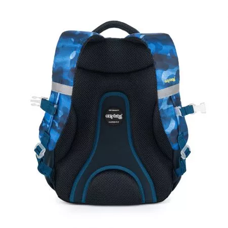Karton P+P Školní batoh OXY NEXT Camo blue 9-15023