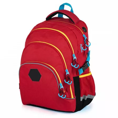 Karton P+P Školní batoh OXY SCOOLER Red