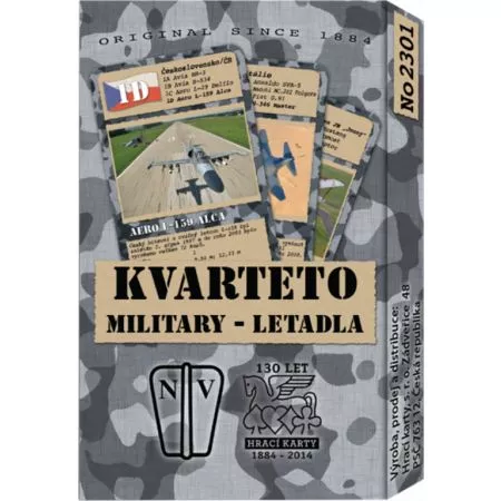 Karty Kvarteto H military letadla