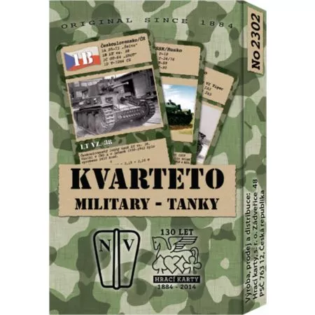Karty Kvarteto H military tanky