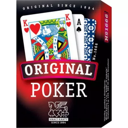 Karty Poker papírová krabička 