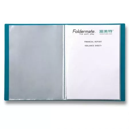 Katalogová kniha FolderMate Nest A4, 20 folií, olivově zelená