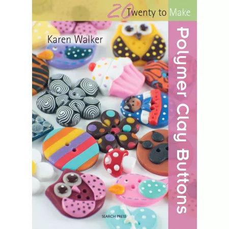 Kniha Karen Walker Polymer Clay Buttons