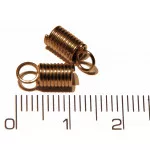 Koncovka drátěná průměr 4,5mm. (poplatinováno)