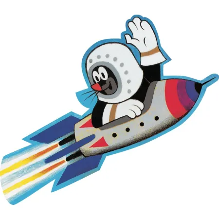 Krteček - kalendář se samolepkami na zeď, 33 x 46 cm