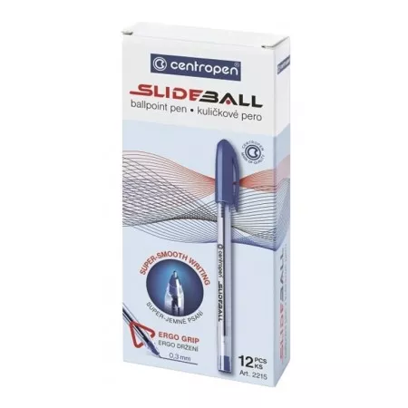 Kuličkové pero Centropen Slideball 2215 modrý