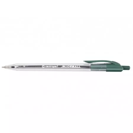 Kuličkové pero Centropen Slideball 2225 Clicker zelený