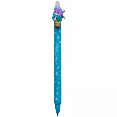 Kuličkové pero gumovací Colorino  Candy cats modré (081)