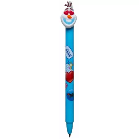 Kuličkové pero gumovací Colorino Disney Frozen/Emoji modré (646)