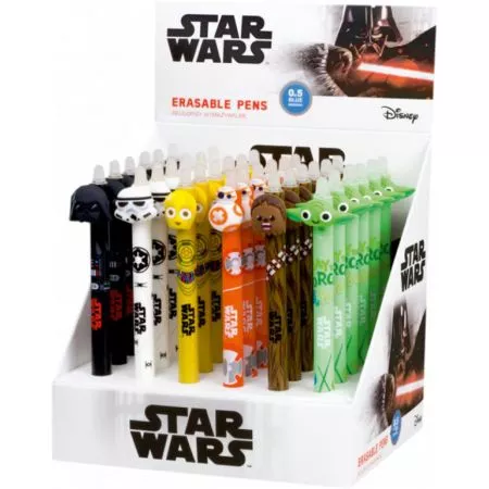 Kuličkové pero gumovací Colorino Disney Star Wars modré (309)