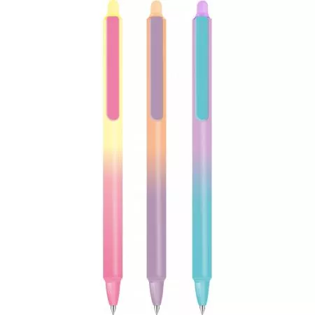 Kuličkové pero gumovací CoolPack pastel/duhové modré (937)
