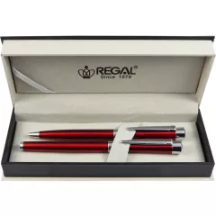 Kuličkové pero + inkoustové pero Regal Katherine - červená