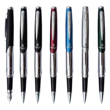 Kuličkové pero + inkoustové pero Regal Themis - černá
