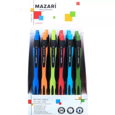 Kuličkové pero MAZARI Grand M-5759 0,7mm oil gel