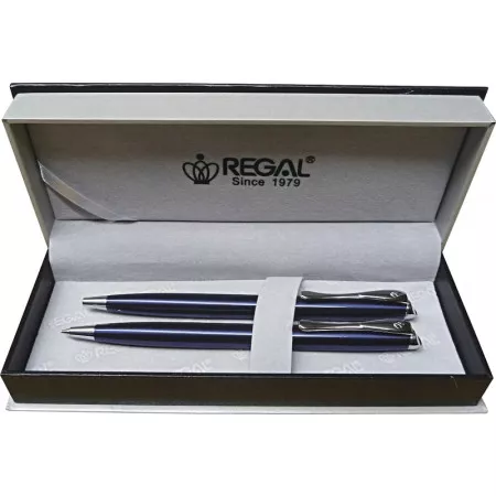 Kuličkové pero + mikrotužka Regal Arachne - modrá