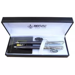 Kuličkové pero + mikrotužka Regal Harmonia - šedá