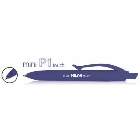 Kuličkové pero Milan P1 touch mini modré