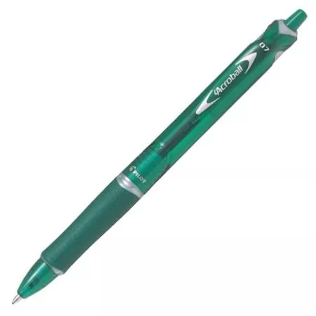 Kuličkové pero PILOT Acroball,0.7, barva zelená