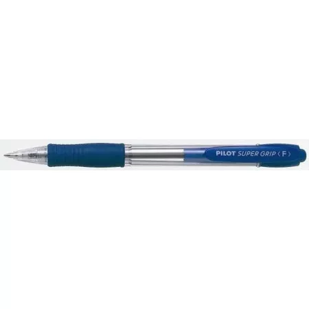 Pilot, Kuličkové pero SuperGrip, 0.7, (F) tenký, modrá