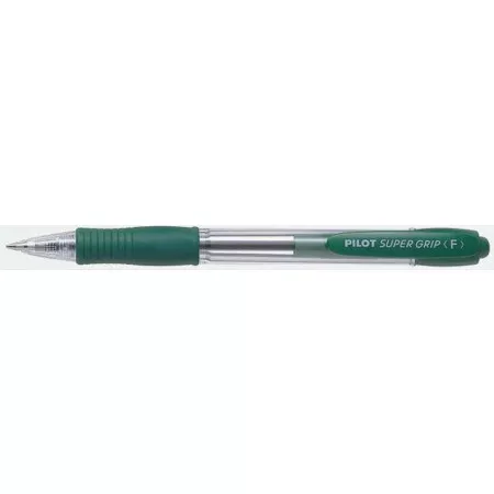 Kuličkové pero PILOT Super Grip, barva zelená