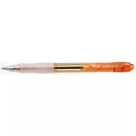 Kuličkové pero PILOT Super Grip Neon, barva oranžová