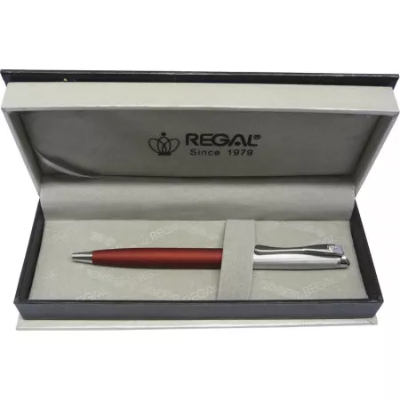 Kuličkové pero Regal Cronos - matná červená