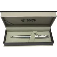 Kuličkové pero Regal Golf - stříbrná