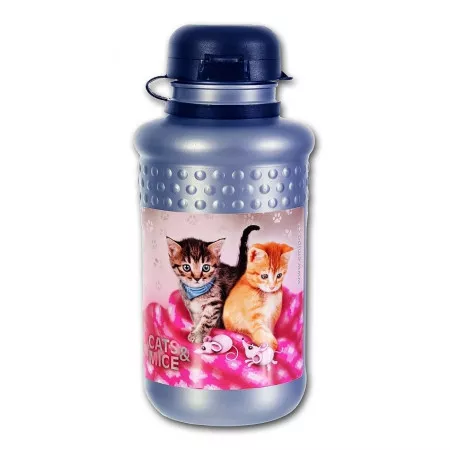 Láhev plastová na pití 500ml EMIPO Cats & Mice