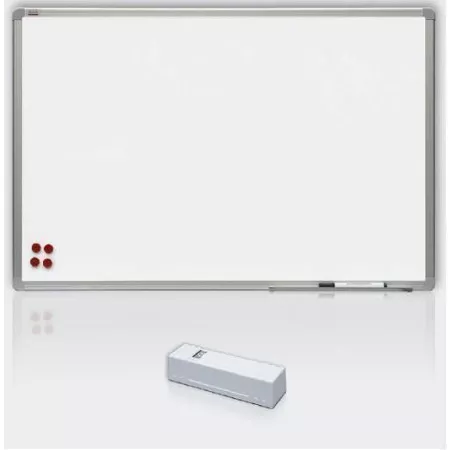 Magnetická tabule v hliníkovém rámu Premium, lakovaní bílá, 100x150 cm