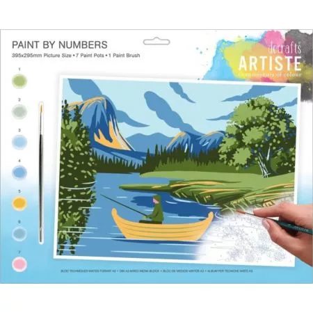 Malování podle čísel Artiste Lakes + Mountains - DOA 550704