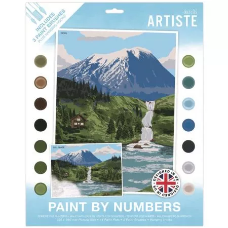 Malování podle čísel Artiste Mountain Waterfall - DOA 550723