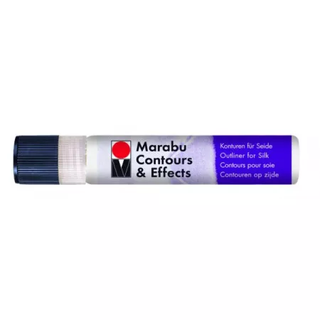 Marabu Contours & Effects, kontura na hedvábí, 25ml - 100 bezbarvá