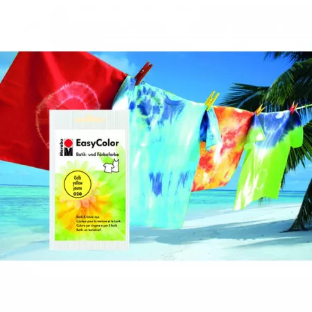 Marabu Easy Color, barva na batikování i barvení, 25g, 023 červenooranžová 