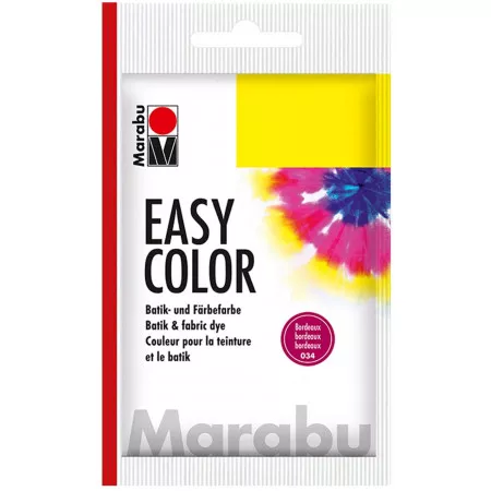 Marabu Easy Color, barva na batikování i barvení, 25g - 034 vínová bordó