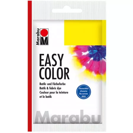 Marabu Easy Color, barva na batikování i barvení, 25g, 055 modrá ultramarín tmavá 