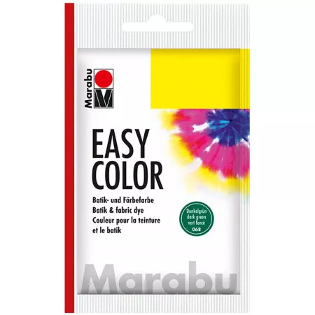 Marabu Easy Color, barva na batikování i barvení, 25g, 068 zelená tmavá 