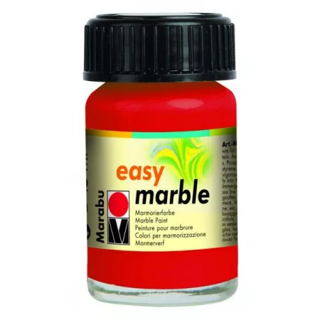 Marabu easy marble mramorovací barva, 15ml - 031 červená třešňová