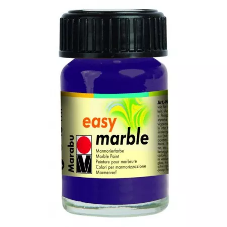 Marabu easy marble mramorovací barva, 15ml - 039 fialová lilek