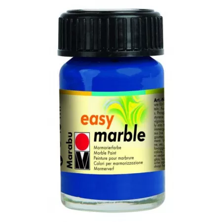 Marabu easy marble mramorovací barva, 15ml - 05 modrá ultramarín