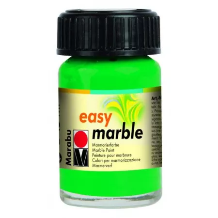 Marabu easy marble mramorovací barva, 15ml - 067 sytě zelená 
