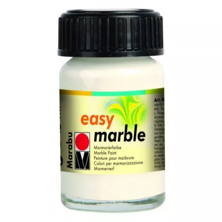 Marabu easy marble mramorovací barva, 15ml - 070 bílá