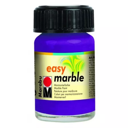 Marabu easy marble mramorovací barva, 15ml - 081 fialová ametyst 