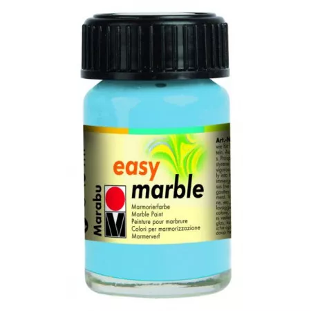 Marabu easy marble mramorovací barva, 15ml - 090 modrá světlá