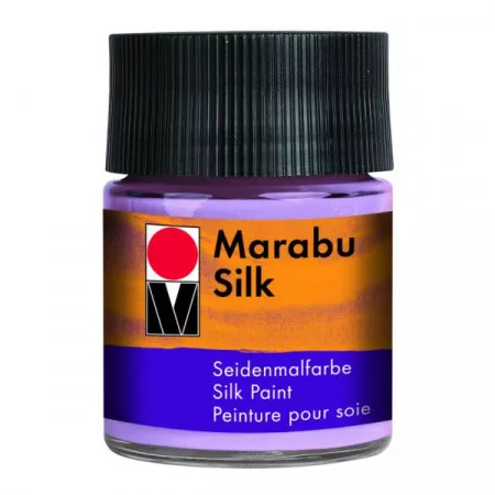Marabu Silk, barva na hedvábí, 50ml - 007 fialová levandulová