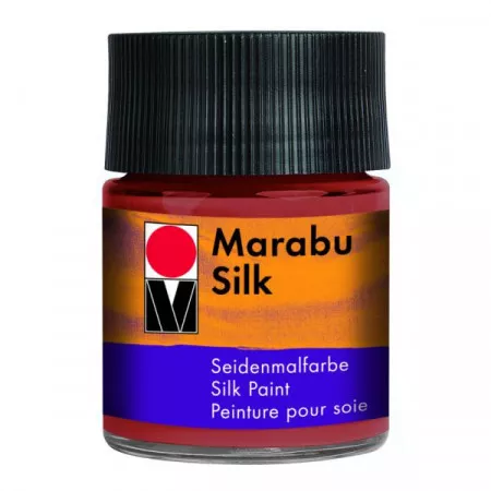 Marabu Silk, barva na hedvábí, 50ml - 008 terakota 