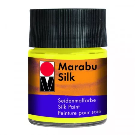 Marabu Silk, barva na hedvábí, 50ml - 020 žlutá citronová